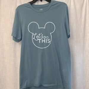 Teal Let’s do this Mickey head